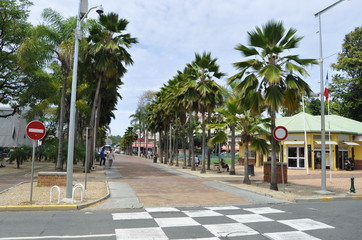 Street in Noumea, New Caledonia