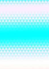 Trendy blue and white, geometric background with triangles pattern