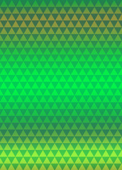 Spring, green, geometric, neon, shiny background with triangles.