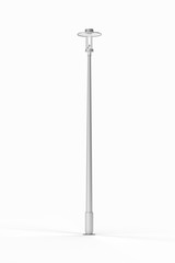 3d model of lighting pole with lamp