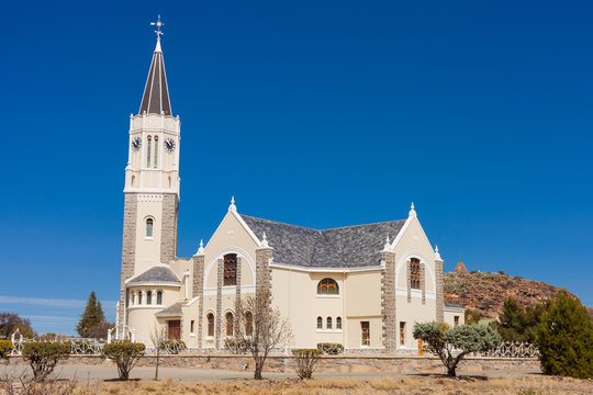 Scenic desert NG church in Karoo South Africa