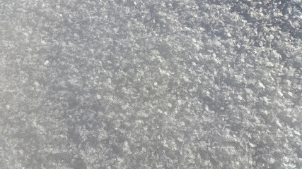 Fluffy snow