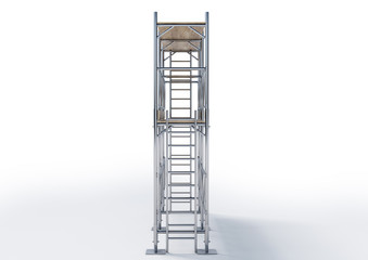 A scaffold illustration made in 3D software.