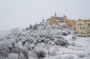 Poggio Mirteto (Italy) - The historic center of a little city in province of Rieti, beside Rome...