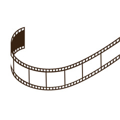 Vector film strip illustration.