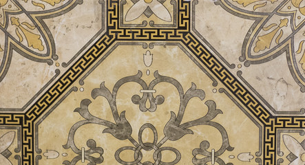 tile texture, abstract floral pattern
