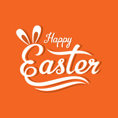 happy easter lettering