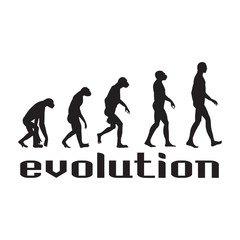 Abstract illustration of evolution