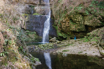 waterfall Fermona, Ferrera, Varese, Italy