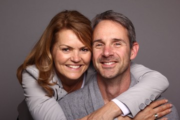 Happy mature love couple