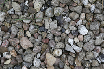 steine von oben an der ostsee