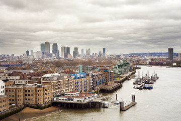 Fototapeta premium London cityscape with Thames river. United Kingdom