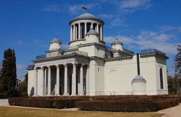 Observatorio astronómico de estilo neoclásico en Madrid. España 