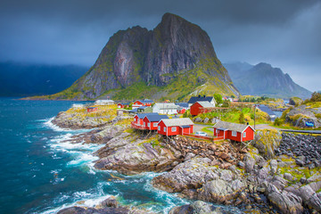 Norway, Lofoten islands - obrazy, fototapety, plakaty