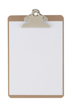 Carpeta portadocumentos de madera con pinza