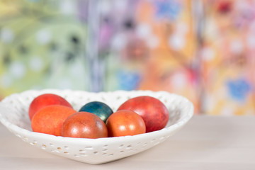 Simple Easter eggs background