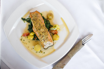 Dijon Mustard Salmon