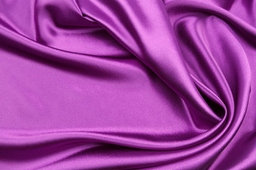 Purple silk fabric