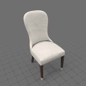 Padded dining room chair