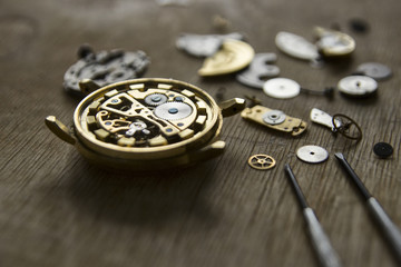 Watchmaker's workshop, watch repair