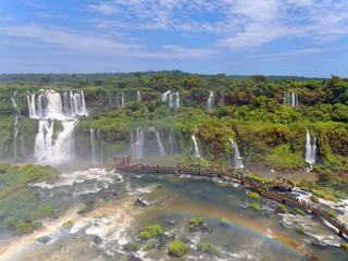 Brazil iguaçu rainbow falls