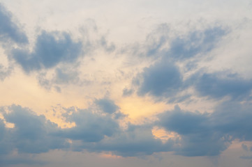 awesome cloundscape after sunset