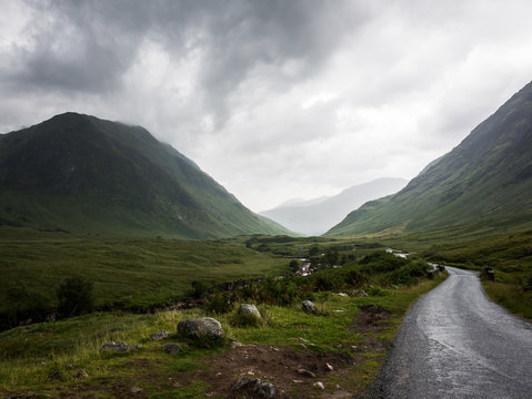 Glencoe in Scotland where they filmed Skyfall