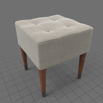 Mid-century ottoman