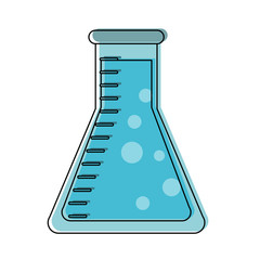 Laboratory flask symbol vector illustration graphic design