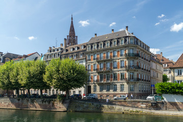 Fototapeta na wymiar Streets of Strasbourg