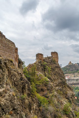 Fototapeta na wymiar Narikala fortress overlooking Tbilisi, Georgia