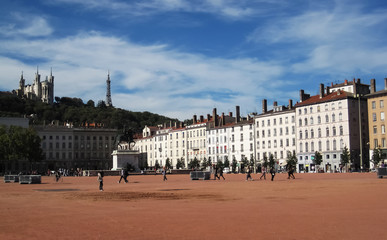Naklejka premium Square in Lyon