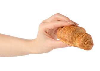 Croissant in hand