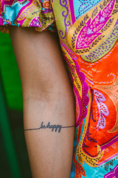 Be happy tattoo