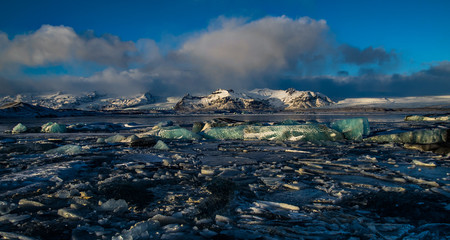 jezioro lodowcowe Jökulsárlón