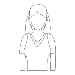 Business woman cartoon vector illustration graphic design