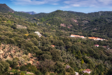 Fototapeta na wymiar Bosques de la sierra de Aracena