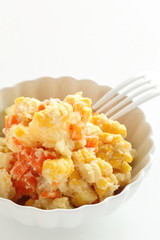 Japanese style corn and potato salad