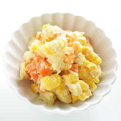 Japanese style corn and potato salad