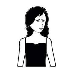 Fashion young woman vector illustration graphic design