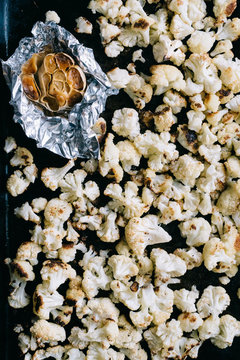 Roasted Garlic and Cauliflower