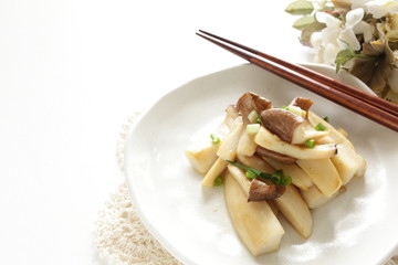 Homamde Eringi mushroom sautteed