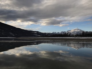 Fototapeta premium Santa Croce del lago, Belluno