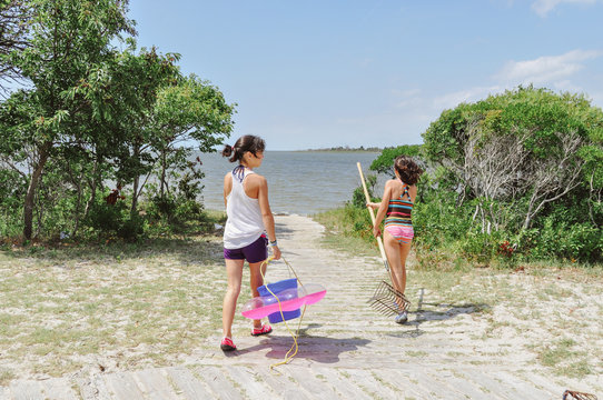 Clamming at Assateague National Seashore Park