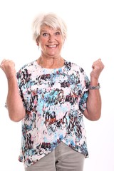 Obraz premium Beautiful older woman