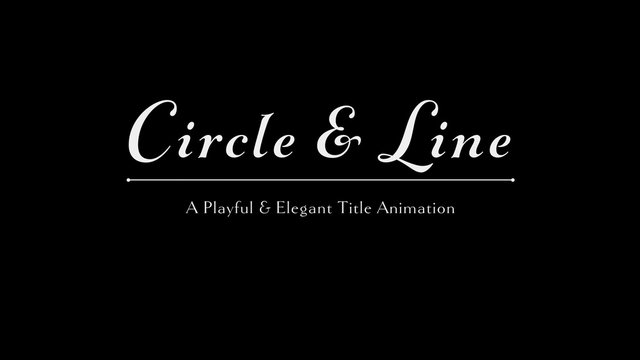 Circle & Line Title