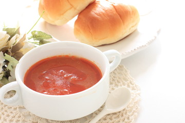 Homemade tomato soup