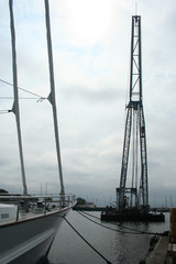 Fototapeta premium Work-boat in de harbor of Urk