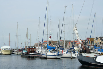 Fototapeta premium Netherlands,Flevoland,Urk,june 2017: