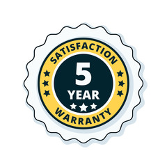5 Year Warranty